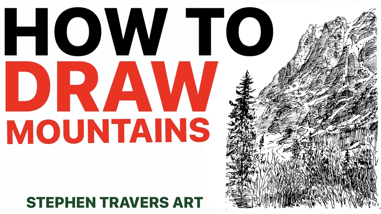 You Can Draw Realistic Mountains!