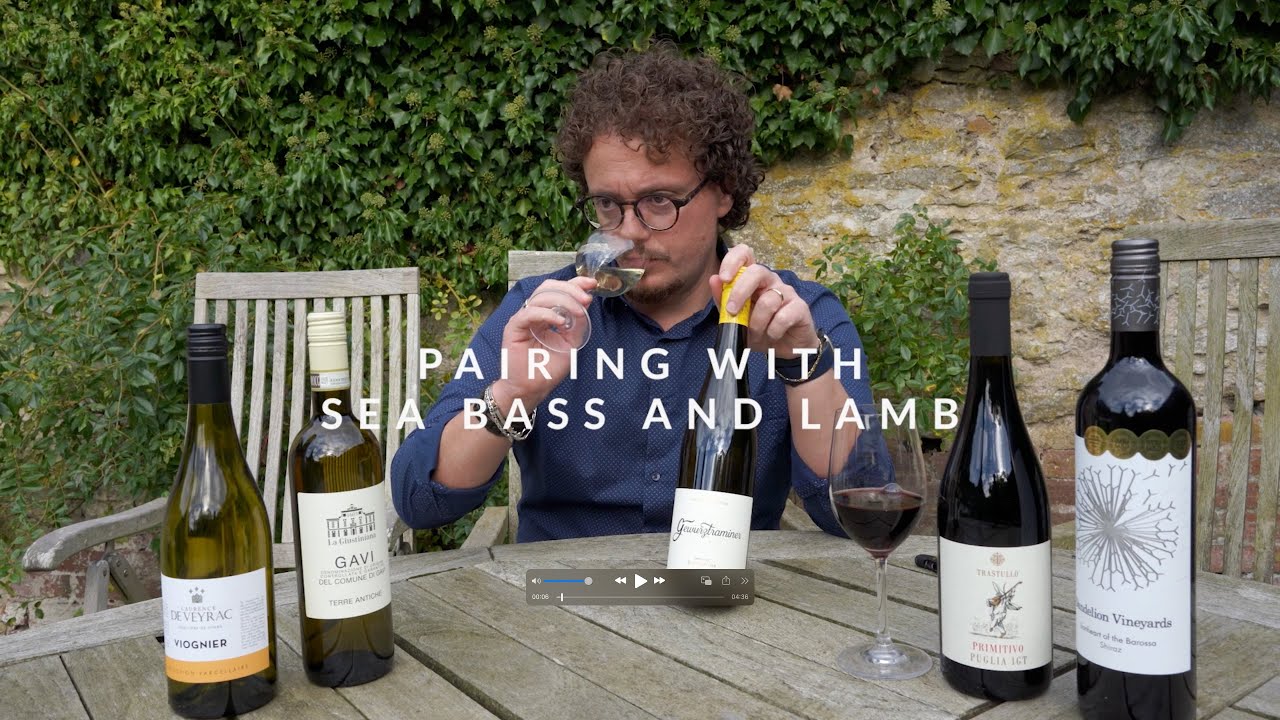 PAIRING WINE WITH SEA BASS AND LAMB