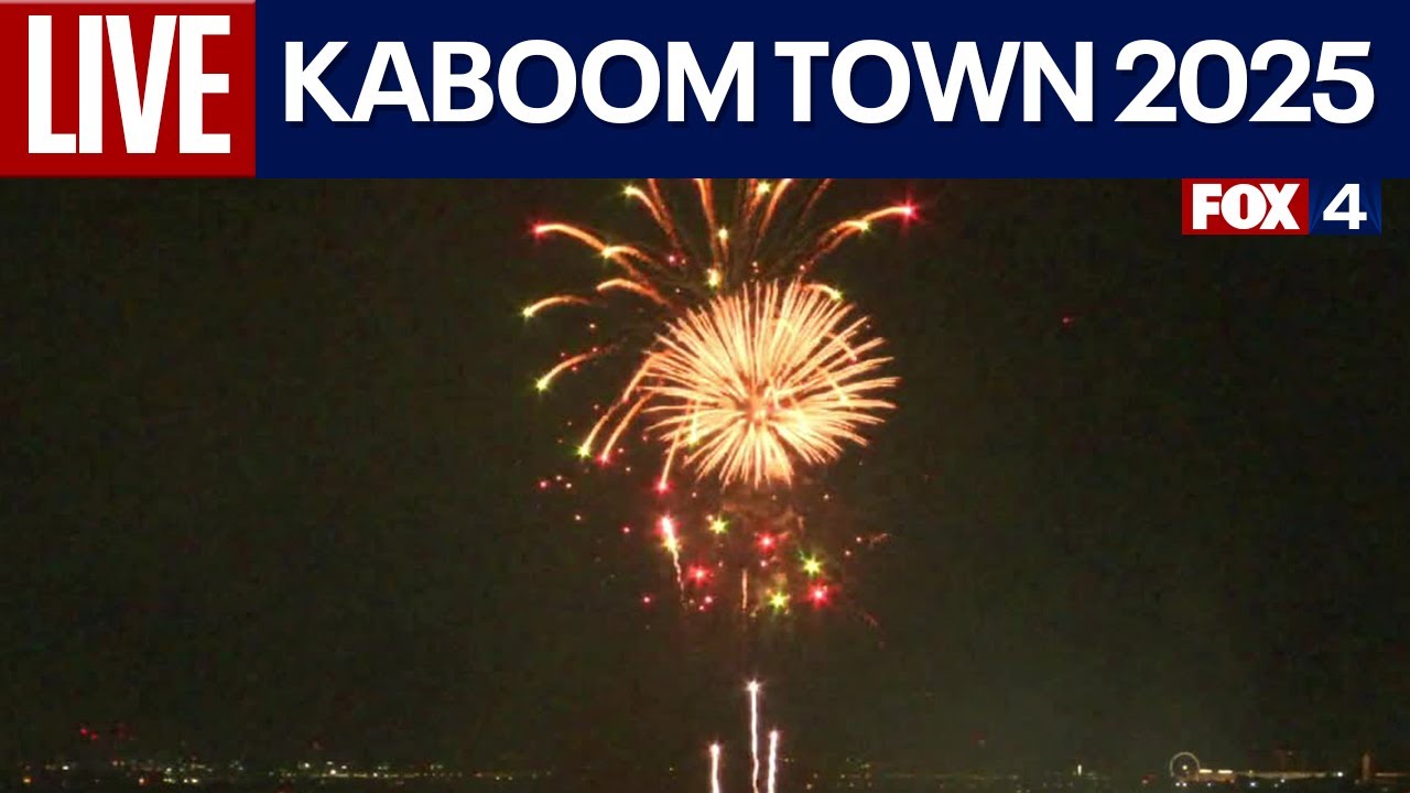 LIVE: Fireworks 2025 - Addison Kaboom Town fireworks show | FOX 4 News