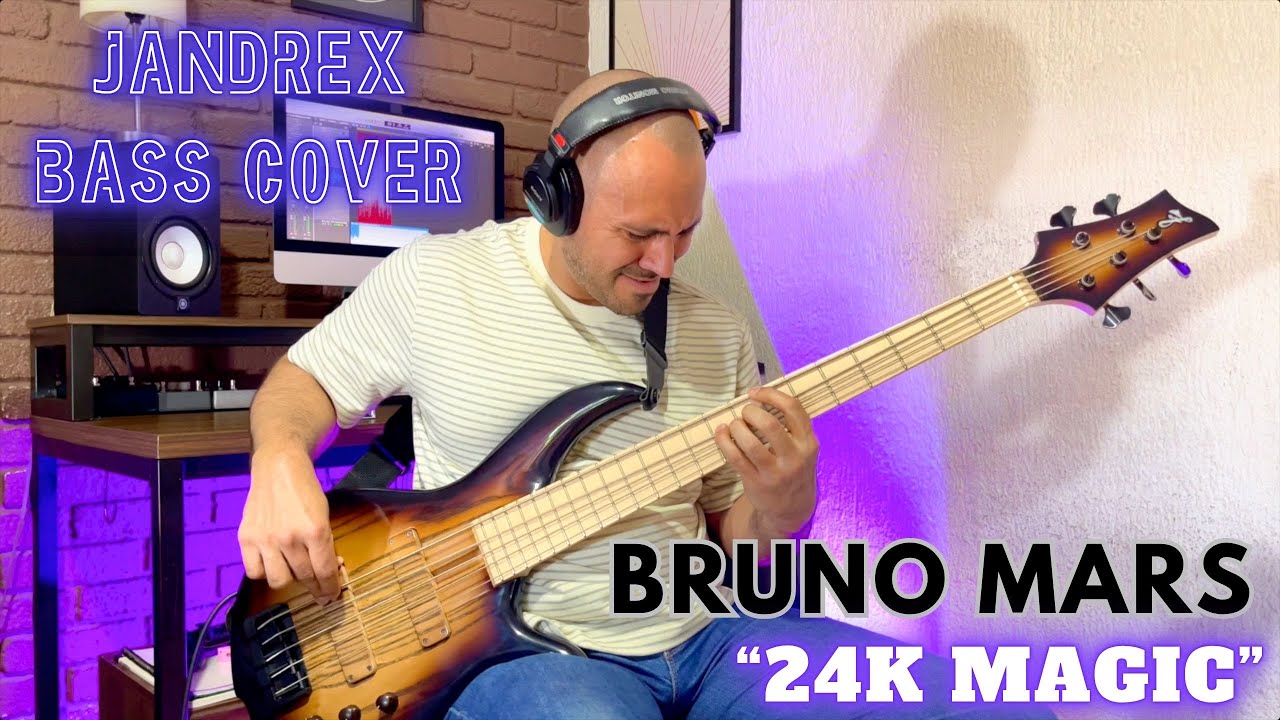 24K Magic - Bruno Mars - JANDREX BASS COVER