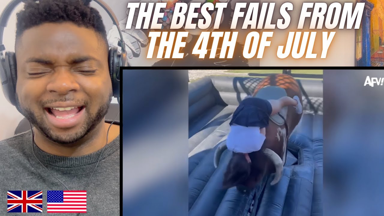 Brit Reacts To THE FUNNIEST 4TH OF JULY FAILS