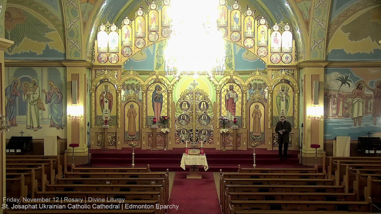 St. Josaphat Ukrainian Catholic Cathedral - Edmonton Eparchy  |  LIVE Stream