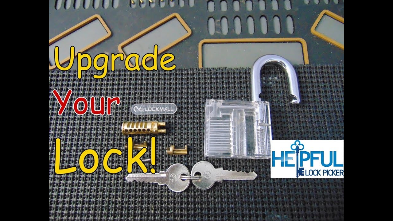 [112] DIY How To Disassemble and Upgrade Your Clear Acrylic Padlock [Great Learning Tool]