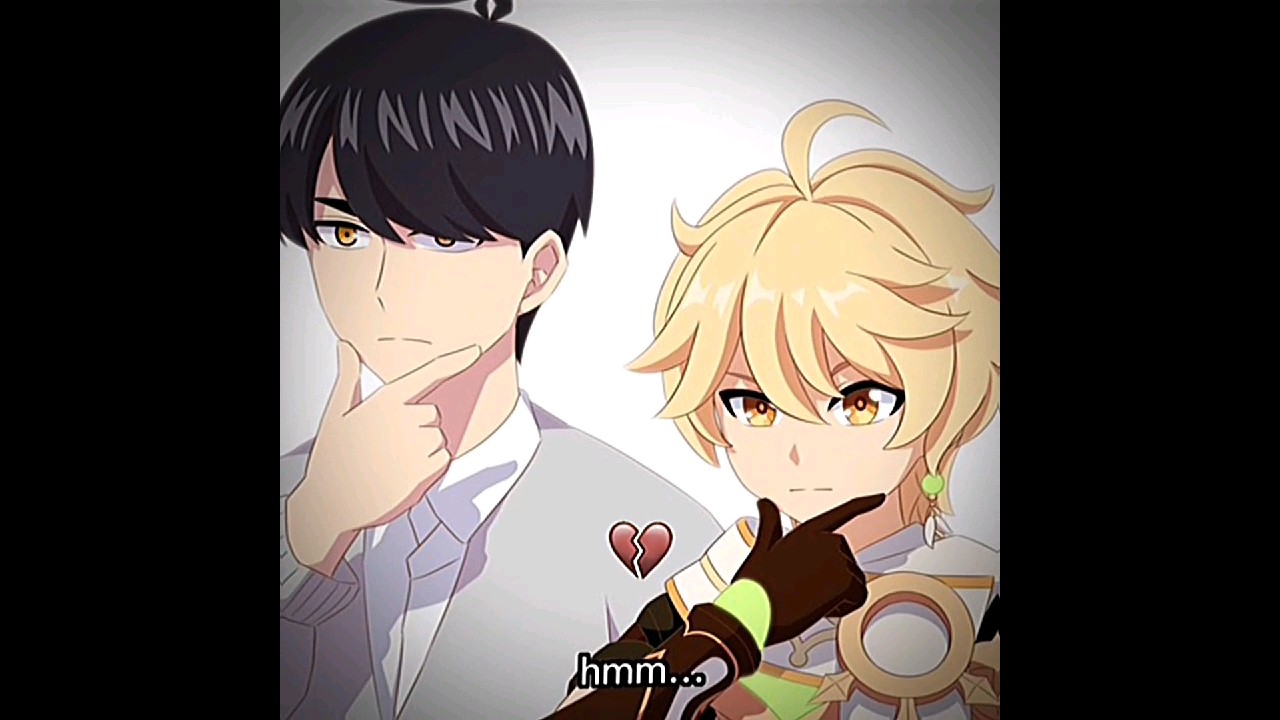 Hmm🤔 #aether #fuutarou #nilou #nino #genshinimpact #thequintessentialquintuplets #ship