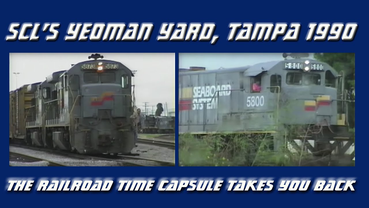 THE RAILROAD TIME CAPSULE LANDS AT YEOMAN YARD, TAMPA 1990
