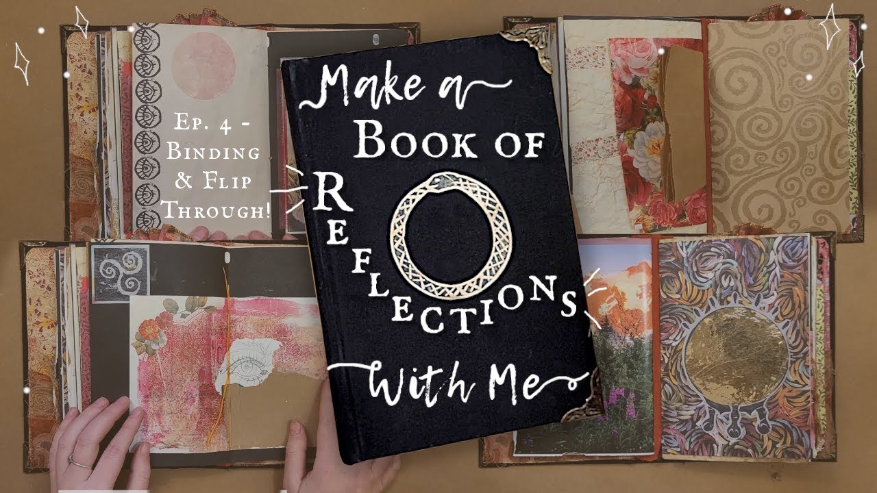 The Final Book! - Make a Book of Shadows With Me - Binding & FLIP THROUGH! - Episode 4