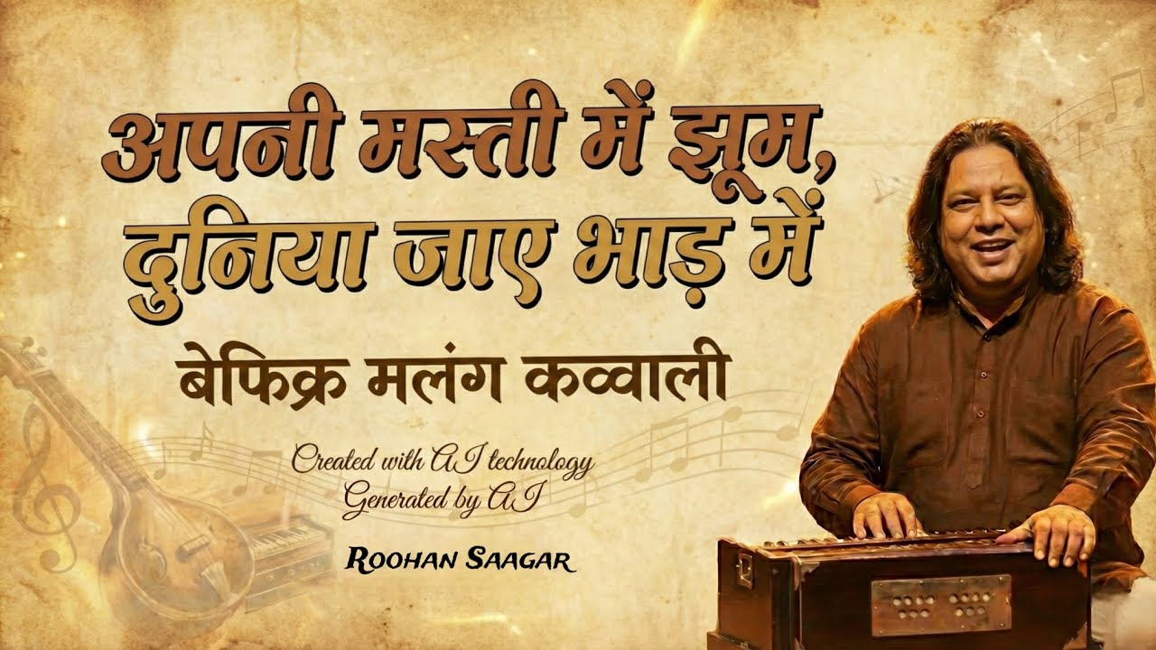 Apni Masti Mein Jhoom Duniya Jaye Bhaad Mein | अपनी मस्ती में झूम | Qawwali | Chenab Records