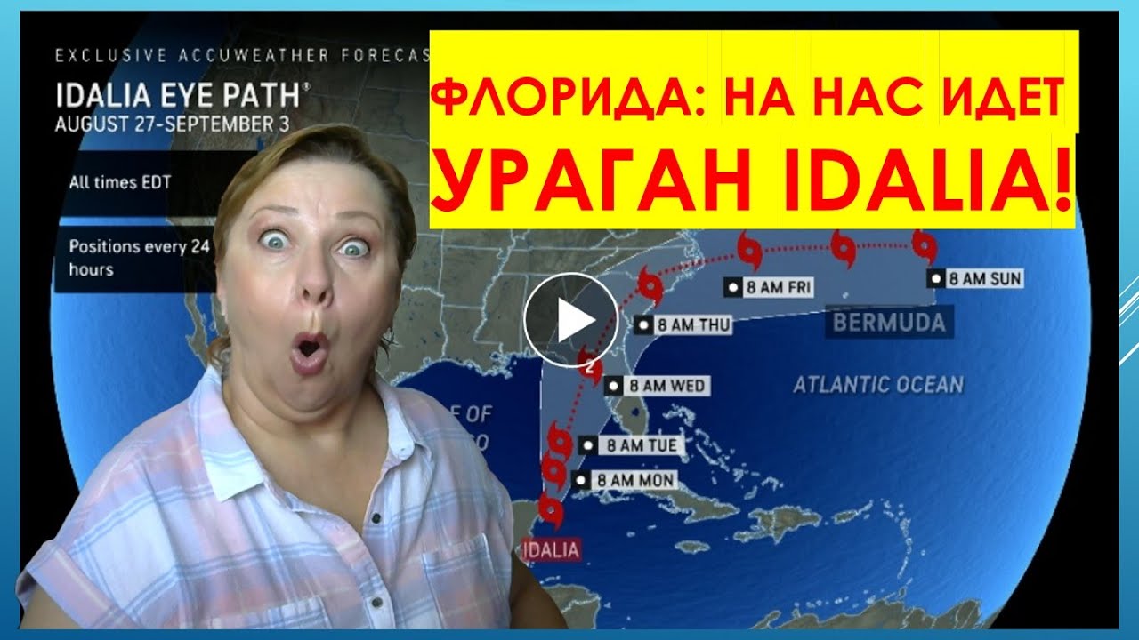 Флорида: на нас идет ураган Idalia// Сезон ураганов 2023. Страшилки// Русский Риэлтор во Флориде