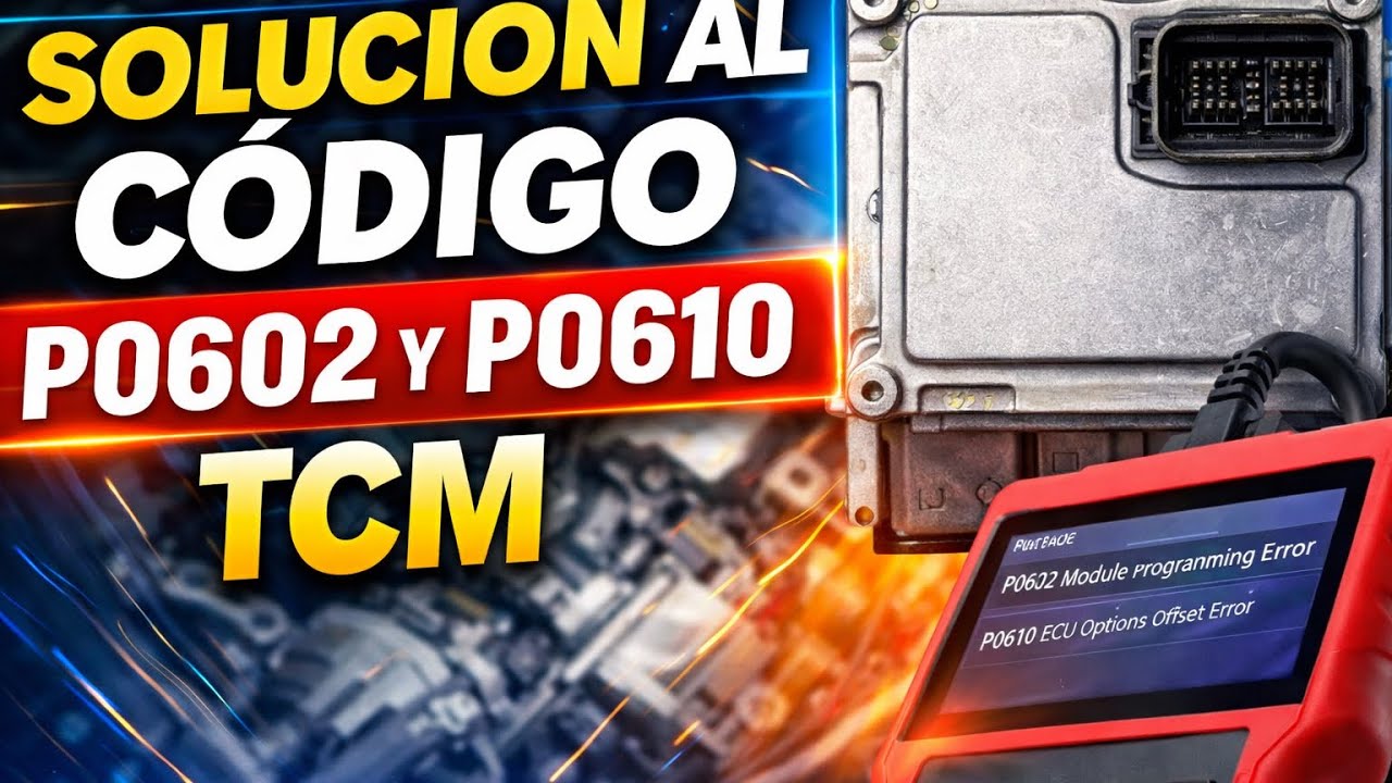 Codigo P0610 P0602 soluci&oacute;n jeep patriot transmisi&oacute;n cvt modulo tcm desprogramado desconfigurado