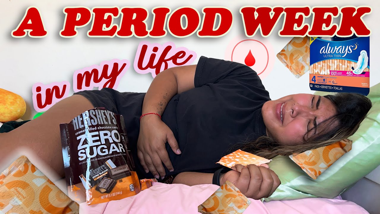 A WEEK IN MY LIFE ON MY PERIOD!!