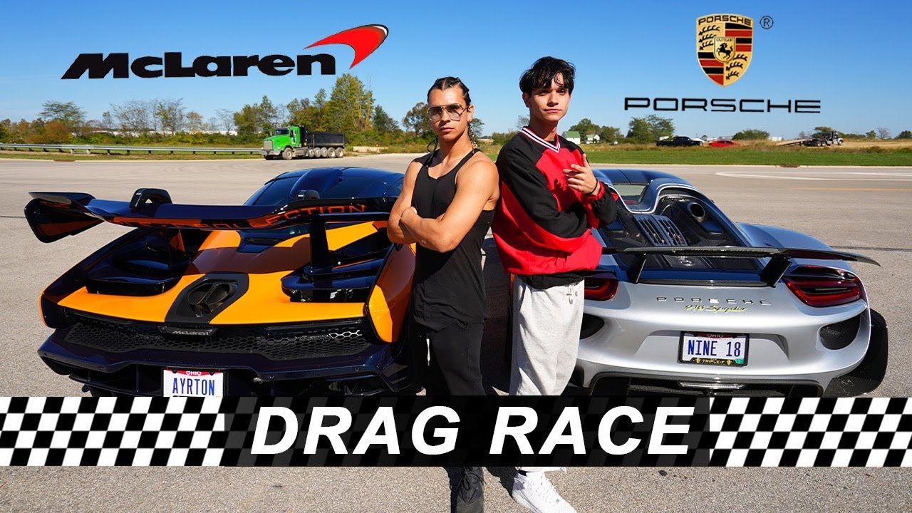 McLaren Senna против Porsche 918 Spyder | DRAG RACE
