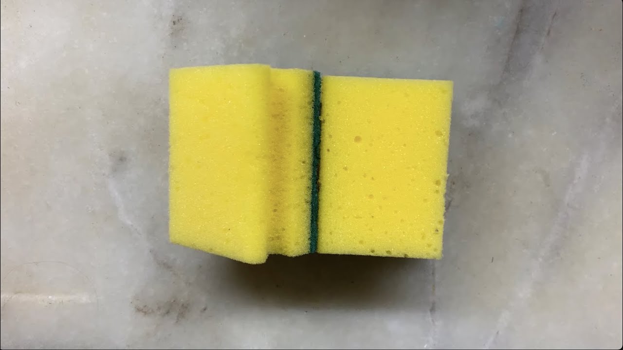 💫 ASMR 💫 Dry sponge ripping - sponge squeezing, rubbing & ripping