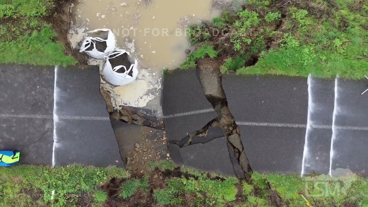 12-15-2025 Tukwila, WA - Breached Levee - Drone Footage - Emergency Repair