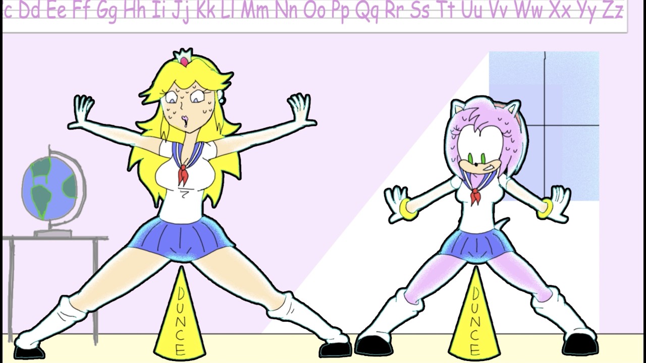 Amy and Peach go back to school!