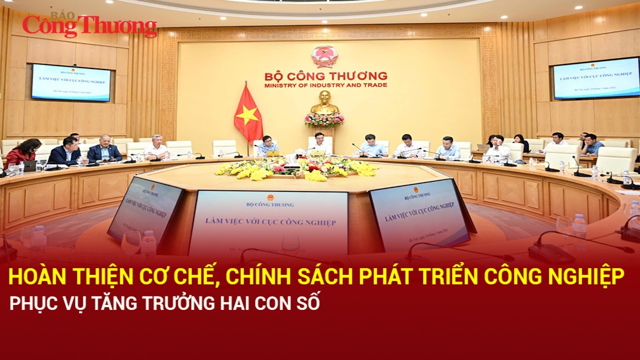 Hoàn thiện cơ chế, chính sách phát triển công nghiệp phục vụ tăng trưởng 2 con số | Báo Công Thương