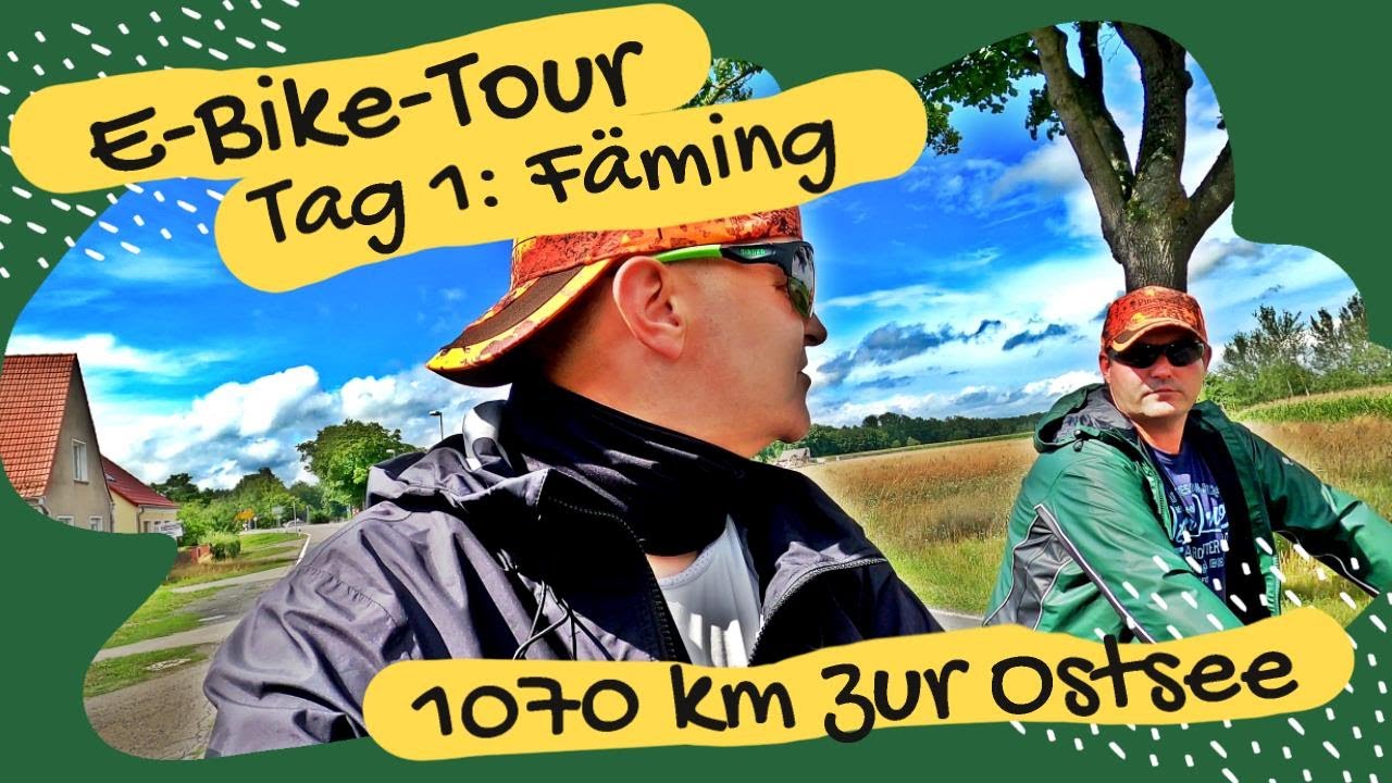 1070 km - E-Bike-Tour zur Ostsee ** Tag 1: Fläming