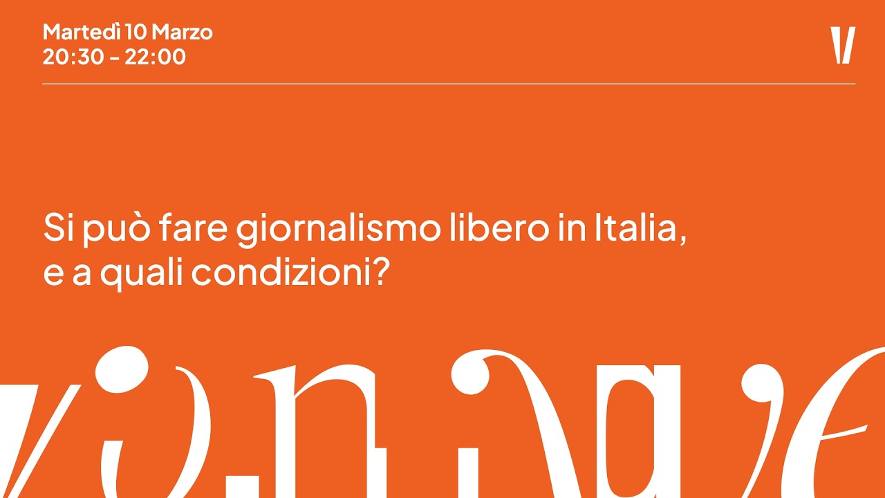 Si può fare giornalismo libero in Italia, e a quali condizioni?