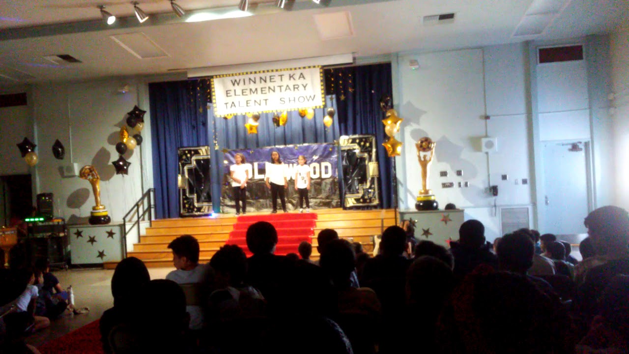 Talent show Winnetka elementary school
