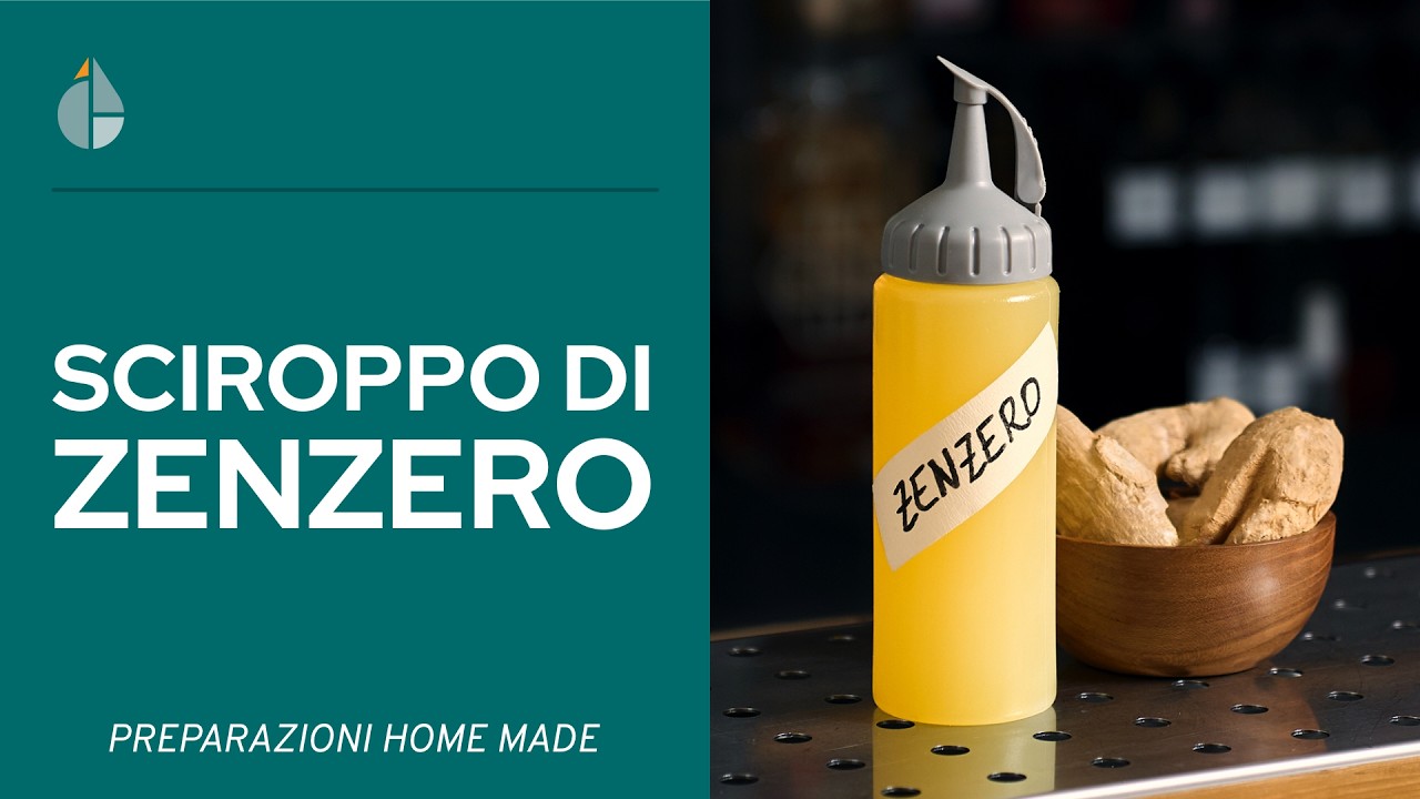 Sciroppo di zenzero da zenzero fresco, perfetto per cocktail eccezionali