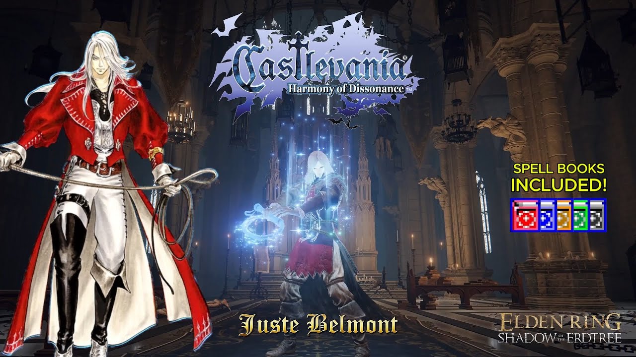 Elden Ring Castlevania: Shadow of the Erdtree - Juste Belmont Build (CV: Harmony of Dissonance)