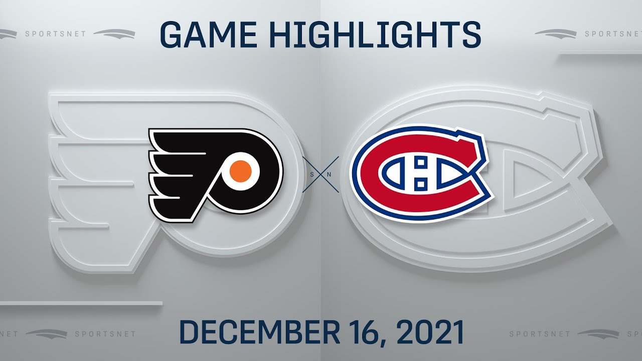 NHL Highlights | Flyers vs. Canadiens - Dec. 16, 2021