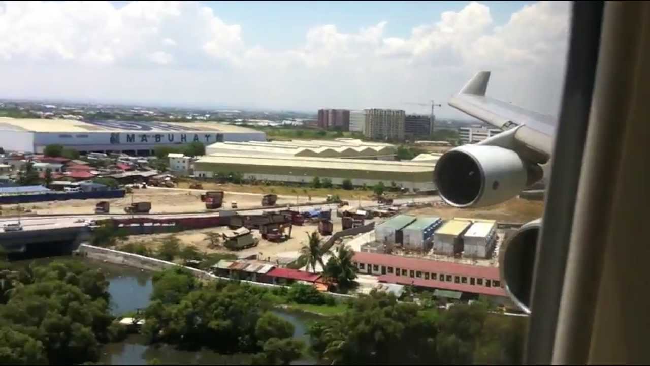 Cathay Pacific CX901 HKG-MNL Landing