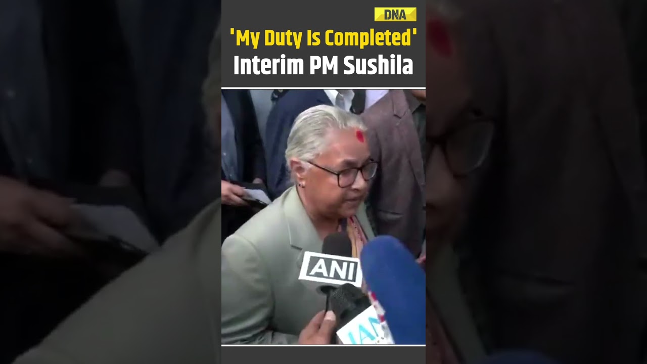 Nepal Election: Interim PM Sushila Says 'My Duty Is Completed' After Voting | Nepal Elections 2026