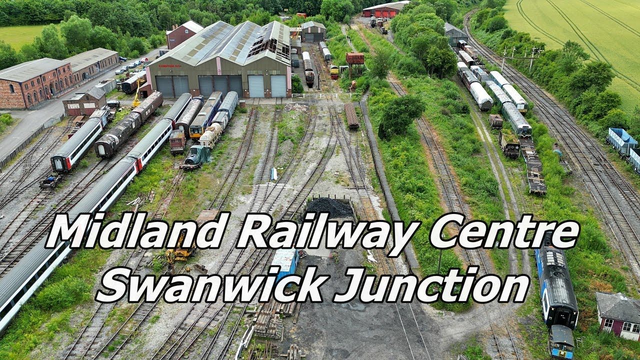 The Midland Railway Centre, Swanwick Junction by DJI Mini 3 Pro