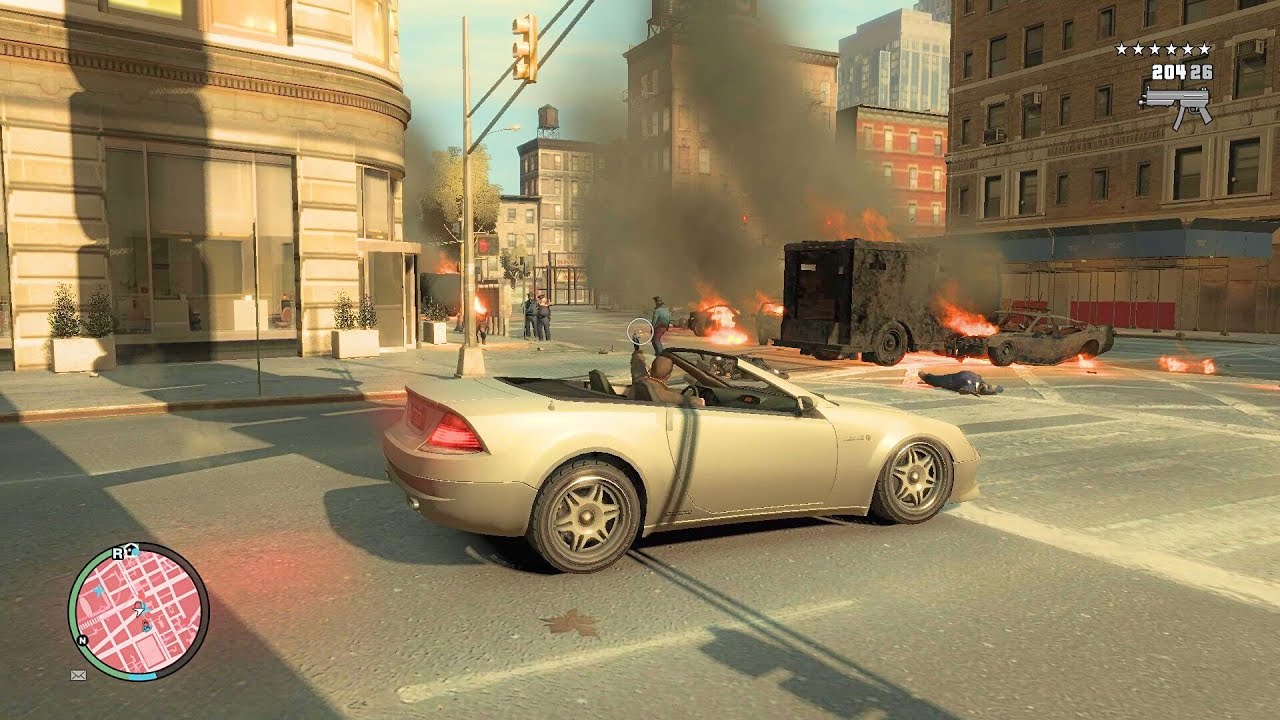 GTA 4 | 6 Stars Fight With Police #2