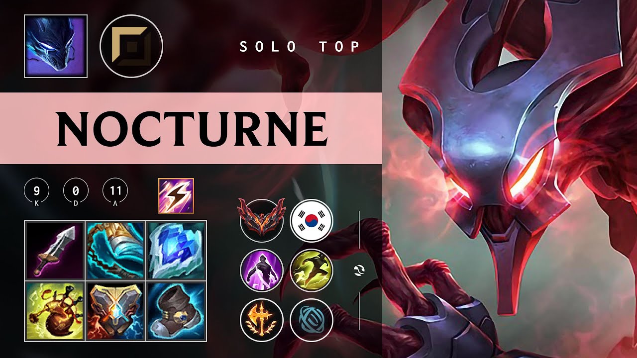 Nocturne Top vs Yone - KR Grandmaster Patch 26.02