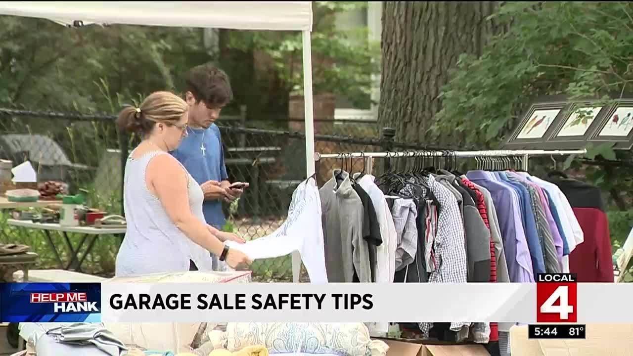 Garage sale safety tips