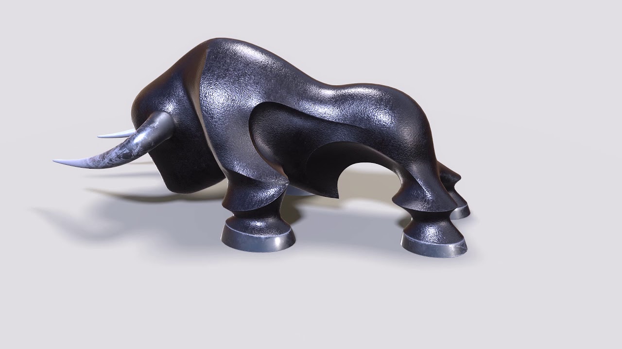 decorative bull statue -3