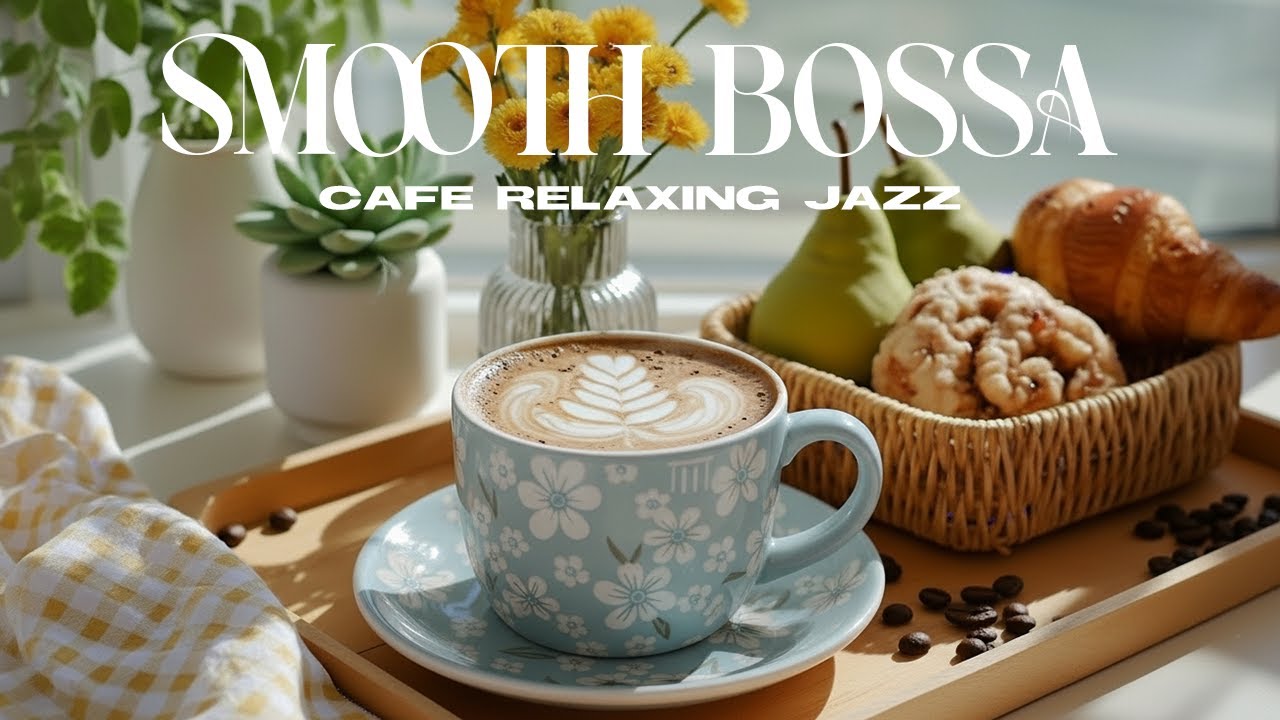 Relaxing Instrumental Cafe Music ☕🎼 for Studying 📚 & Working 💻