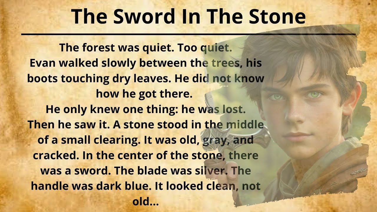 Learn English Through Story ⭐ English Story - The Sword In The Stone