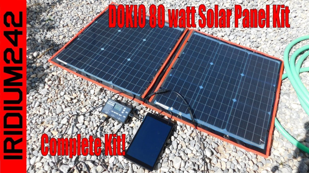 Get Started With Solar: DOKIO 80 watt Solar Panel Kit!