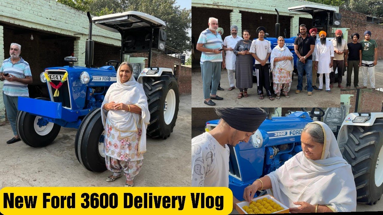 Ford 3600 Tractor  Delivery  After  Modifications and restoration work | Tractor Modifications vlog