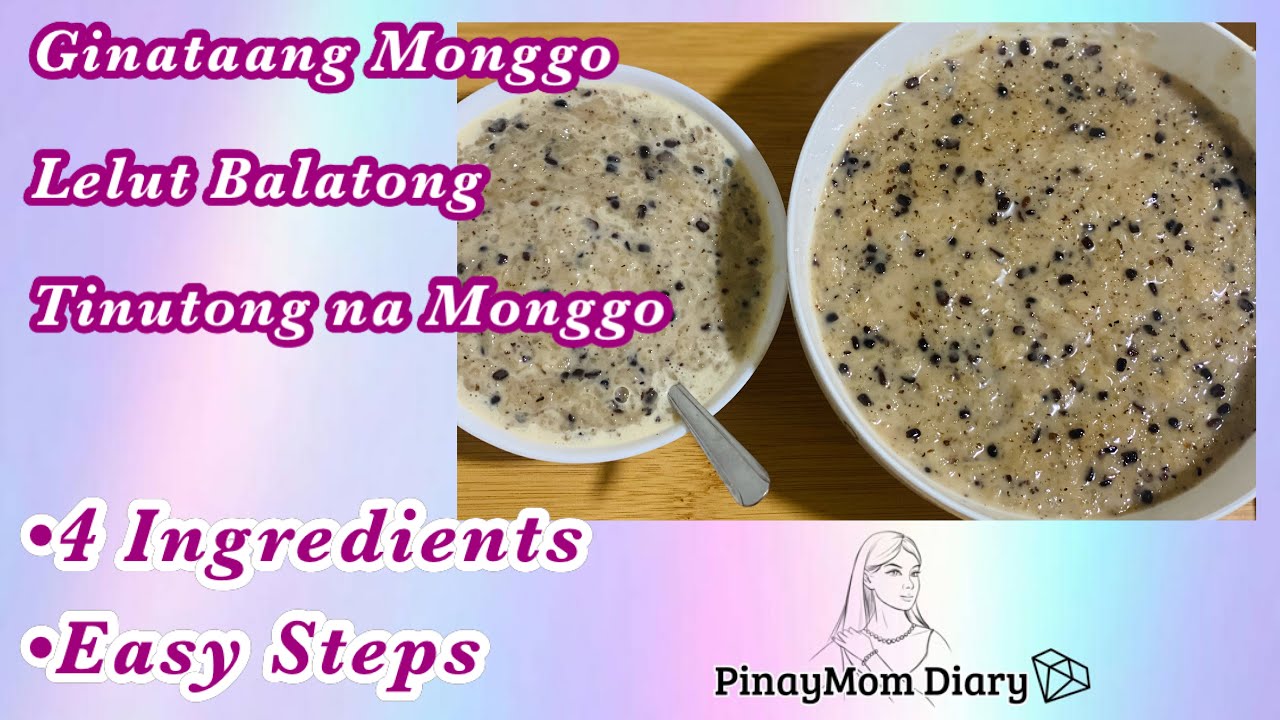 GINATAANG MONGGO | LELUT BALATONG | PINOY MERIENDA | PinayMom Diary| Abu Dhabi Video8