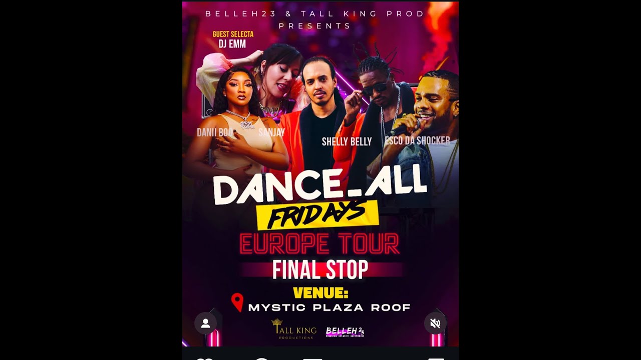 Danec_all Fridays Europe Tour,  Featuring Daniiboo, Esco, Sanjay and Shelly Belly