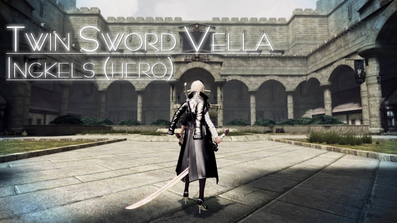 [Vindictus] Twin Sword Vella : Ingkels(hero) Solo
