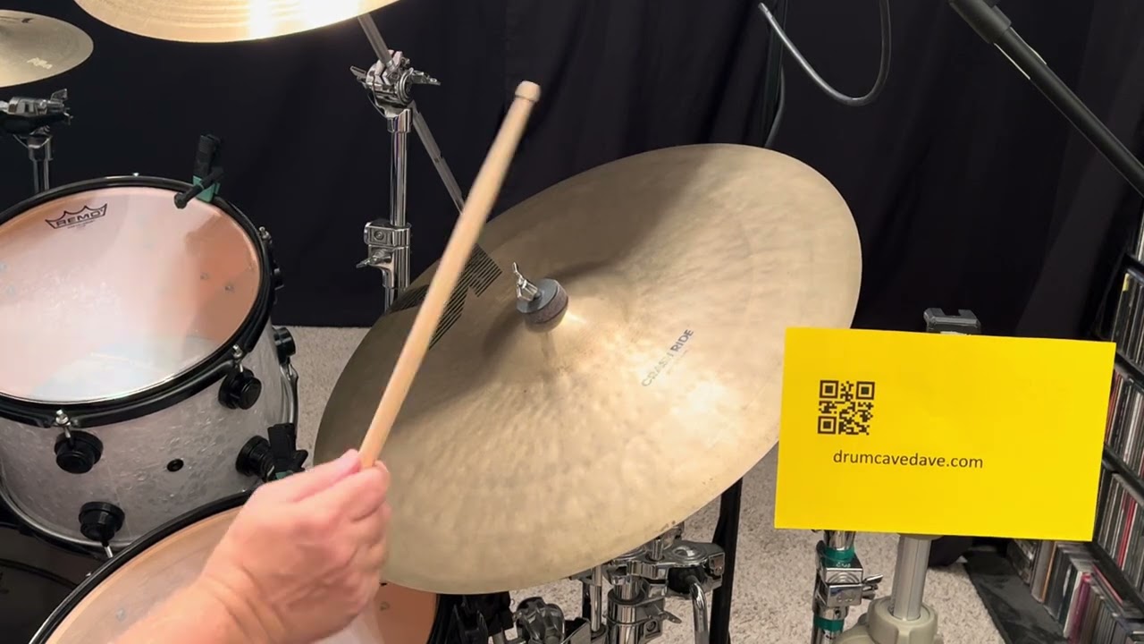 Latin/Fusion influenced groove on a 20”Zildjian EAK CRASH RIDE cymbal