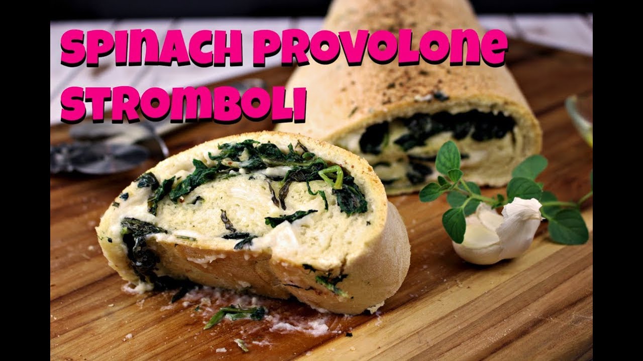 Vegan Spinach Provolone Stromboli || Gretchen's Vegan Bakery