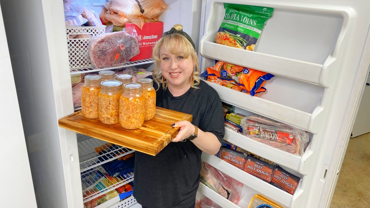 Massive Food Preservation Day Home Canning My Freezer