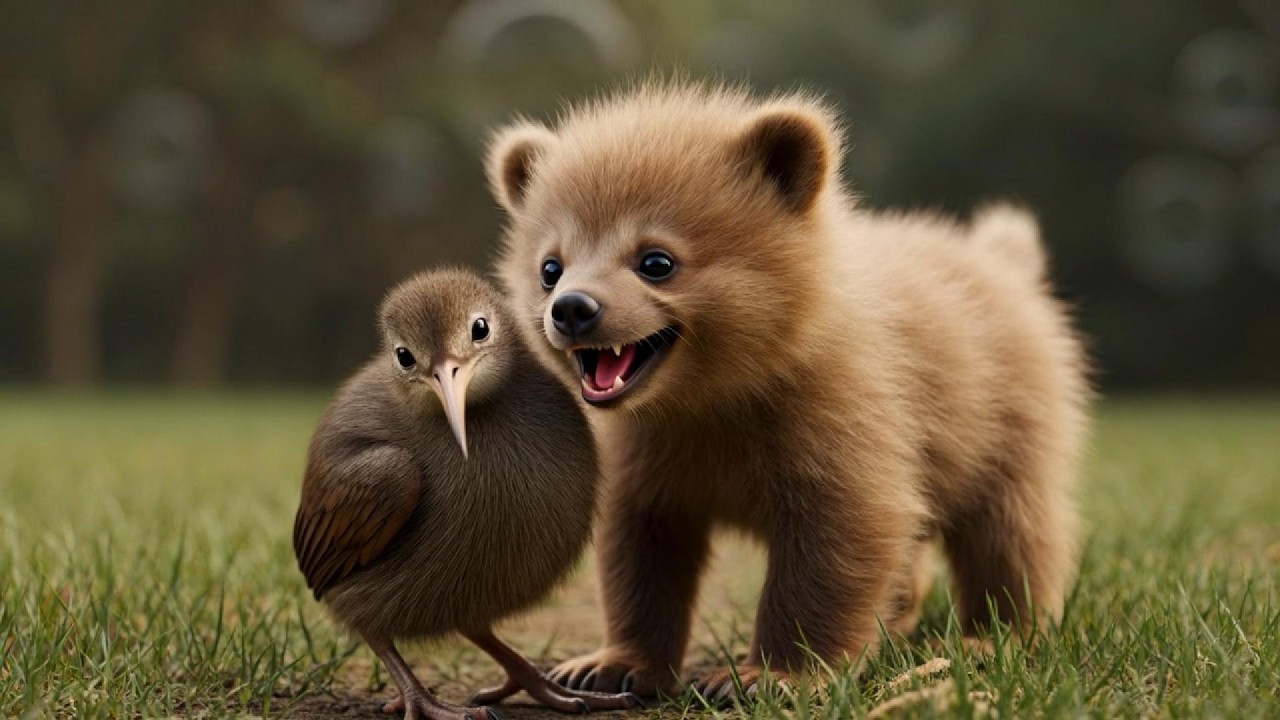 The Kiwi Popped the Balloon… What Came Out Was Alive 😳