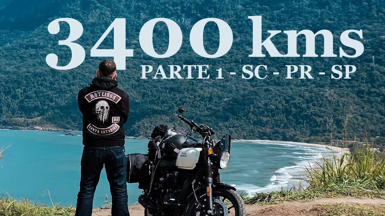 VIAJEI DE SC A MG DE HUNTER 350 - ROYAL ENFIELD -  PARTE 1