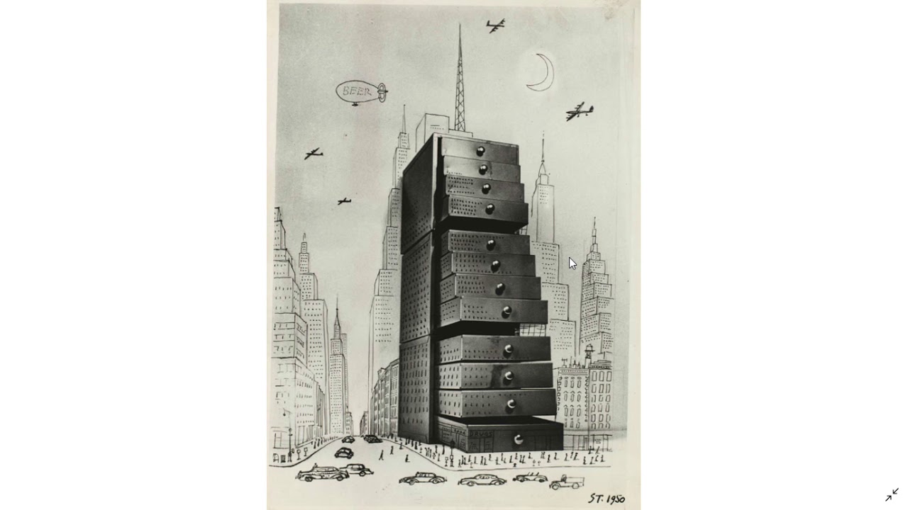 Saul Steinberg y Arquitectura y Urbanismo