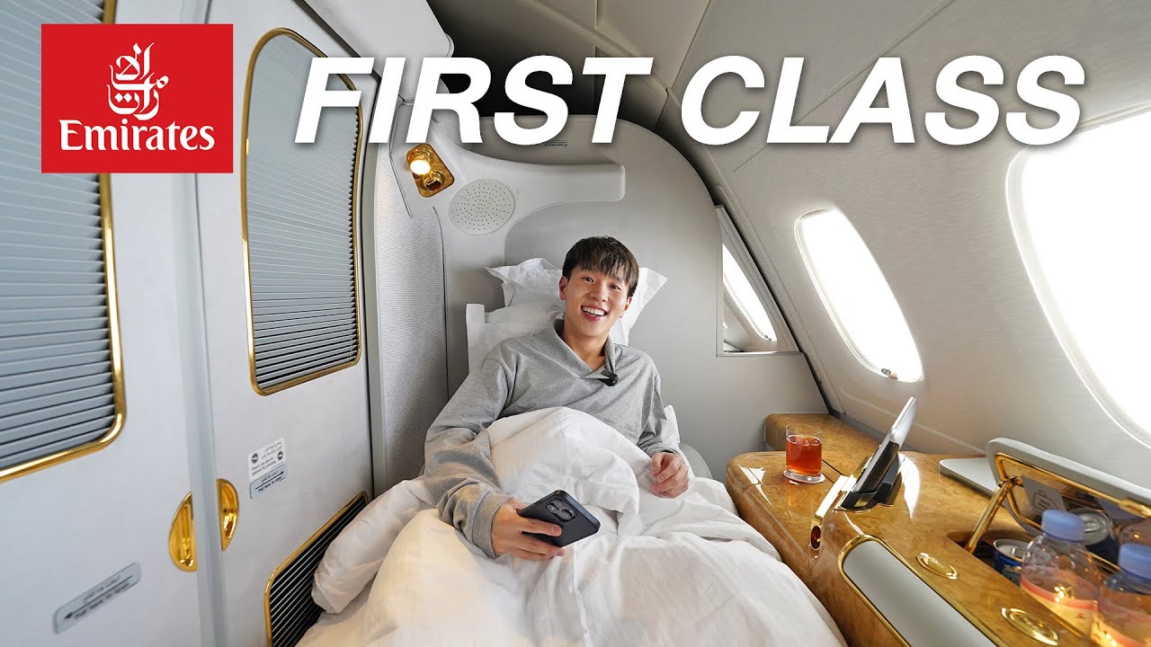 รีวิว Emirates First Class A380 แบบจัดเต็ม มีห้องอาบน้ำและบาร์บนเครื่องบิน!