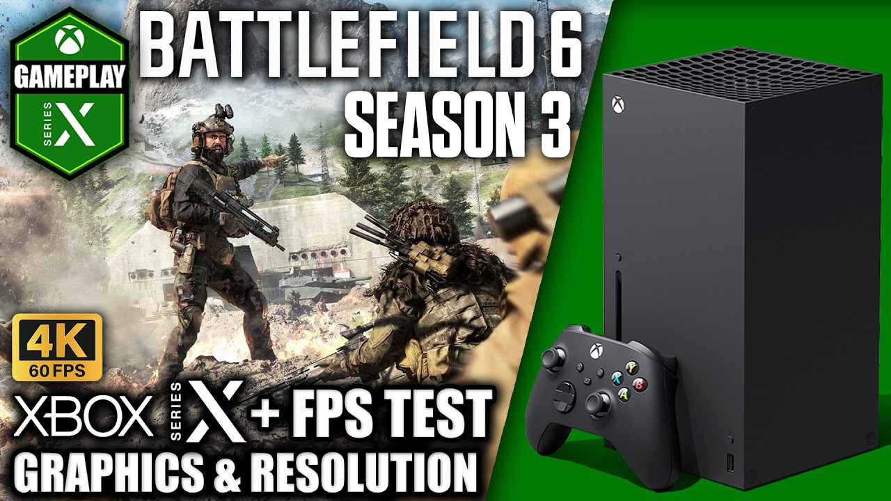 Battlefield 6: Season 3 - Xbox Series X Gameplay + FPS Test
