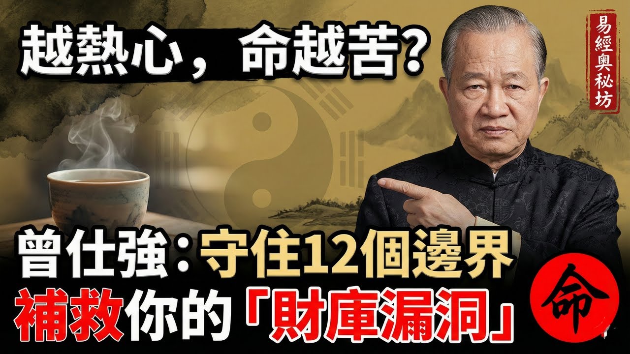 【命運法則】你以為在積德？其實是在造孽！曾仕強：守不住這「12個邊界」，再努力也是一場空。#曾仕強 #易經 #中國式管理 #人生智慧 #國學 #處世哲學 #人性 #職場#修身#智慧#福報 #傳統文化