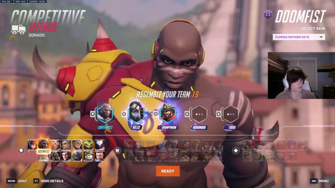 20K DMG! CARTIFAN PRO DOOMFIST GAMEPLAY - OVERWATCH 2 SEASON 15