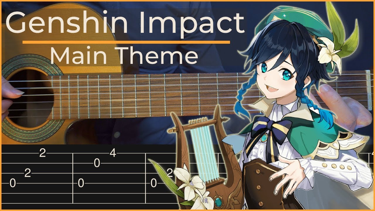 Genshin Impact - Main Theme (Simple Guitar Tab)